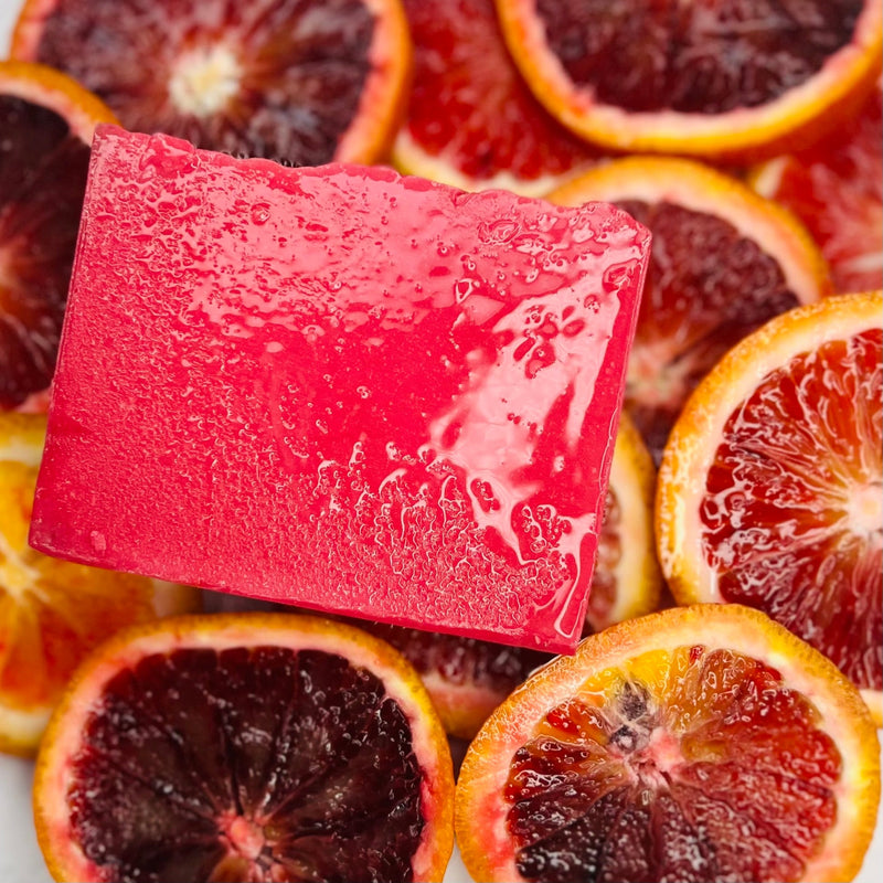 Blood Orange Energy Shea Soap bar